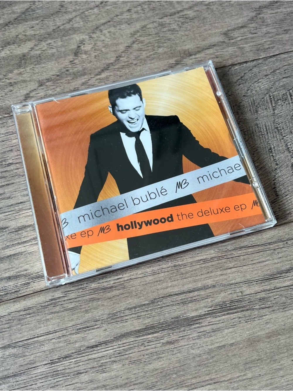Michael Bublé "Hollywood" Deluxe EP CD - Orange Cover
